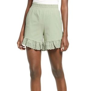 Vero Moda - NWT Juna High Waisted Eyelet Shorts